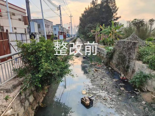甲东镇可湖村污水沟整治