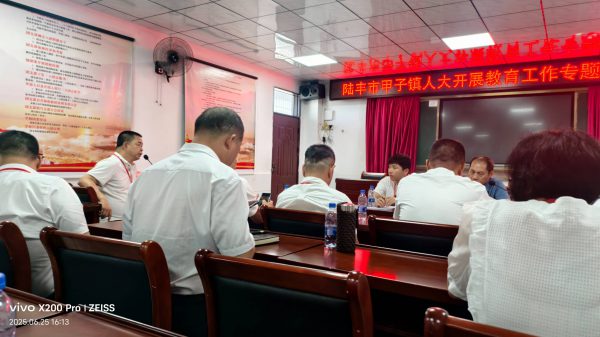 陆丰市甲子镇人大开展教育工作专题调研活动座谈会