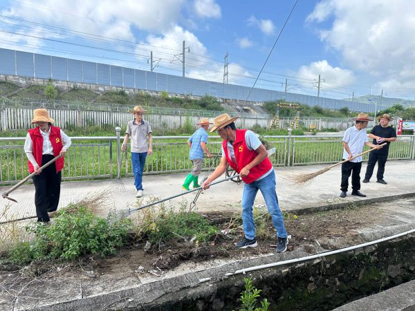 人大代表助力村环境卫生整治